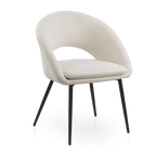 Fabric and Metal Dining Chair