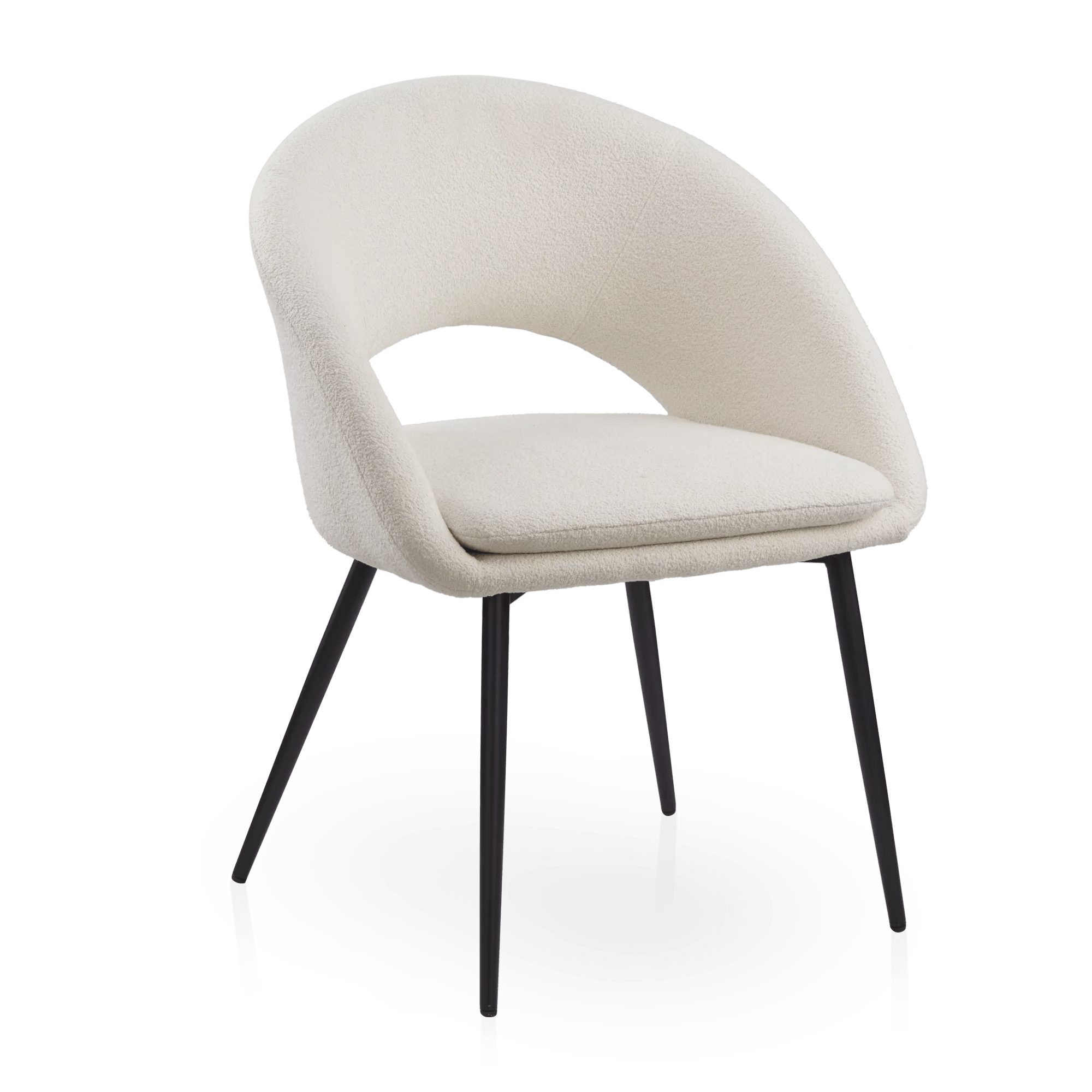 Fabric and Metal Dining Chair