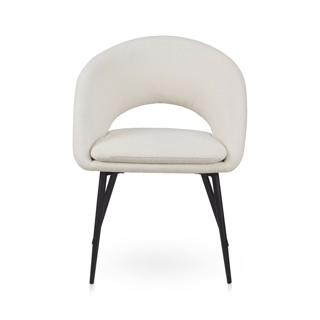 Fabric and Metal Dining Chair