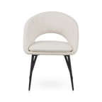 Fabric and Metal Dining Chair