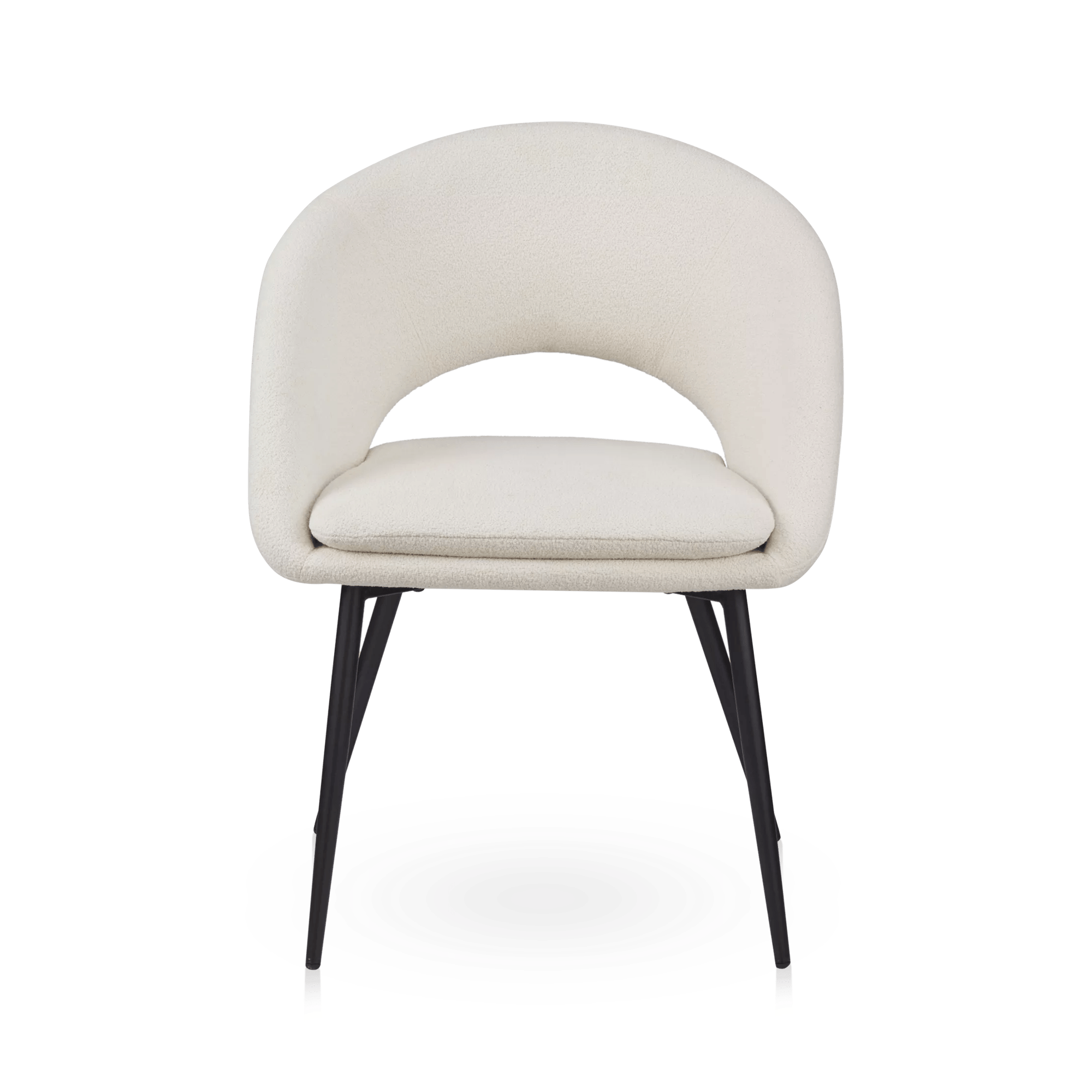 Fabric and Metal Dining Chair