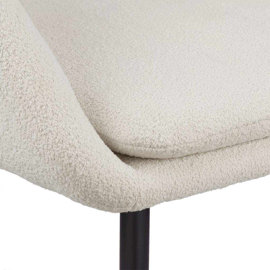 Fabric and Metal Dining Chair