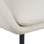 Fabric and Metal Dining Chair