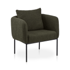 Fabric and Metal Accent Chair