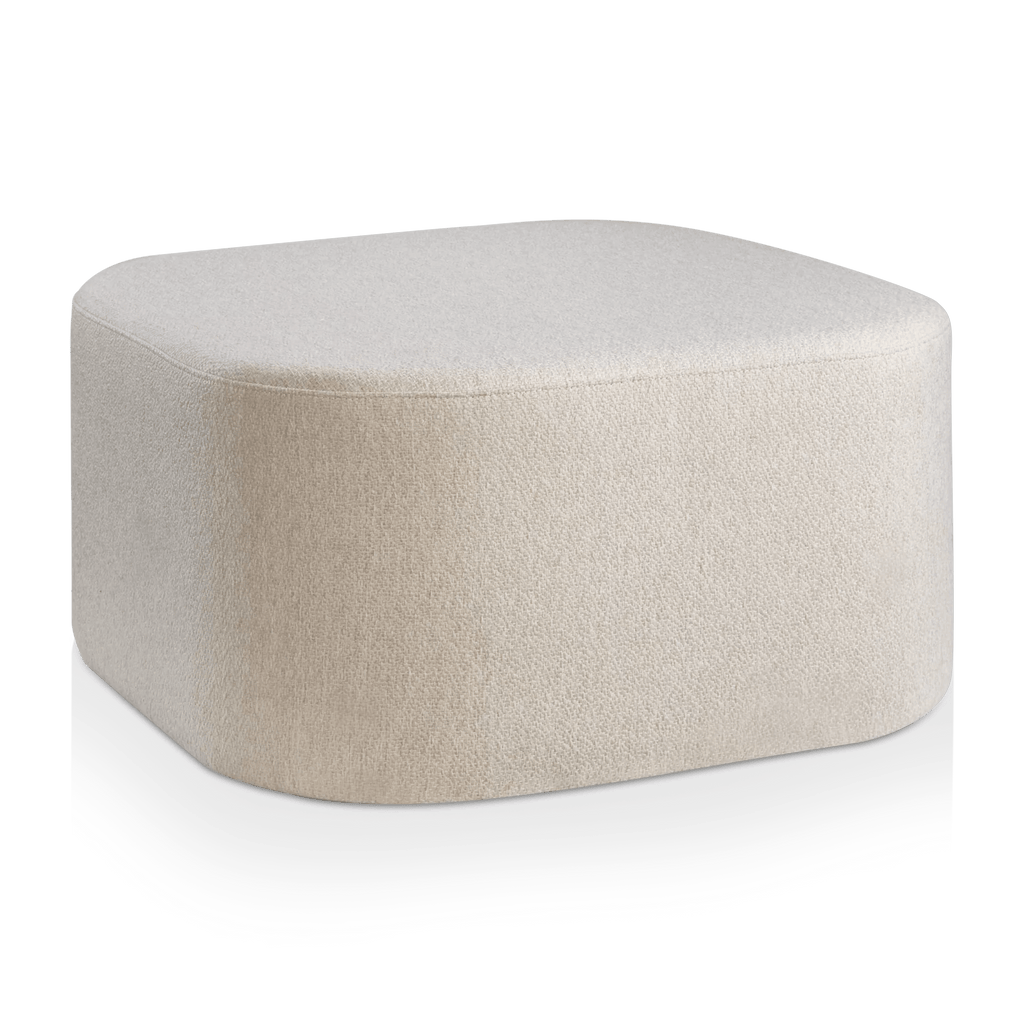 Black Coffee Table with Ottoman