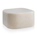 Black Coffee Table with Ottoman