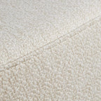 Black Coffee Table with Ottoman