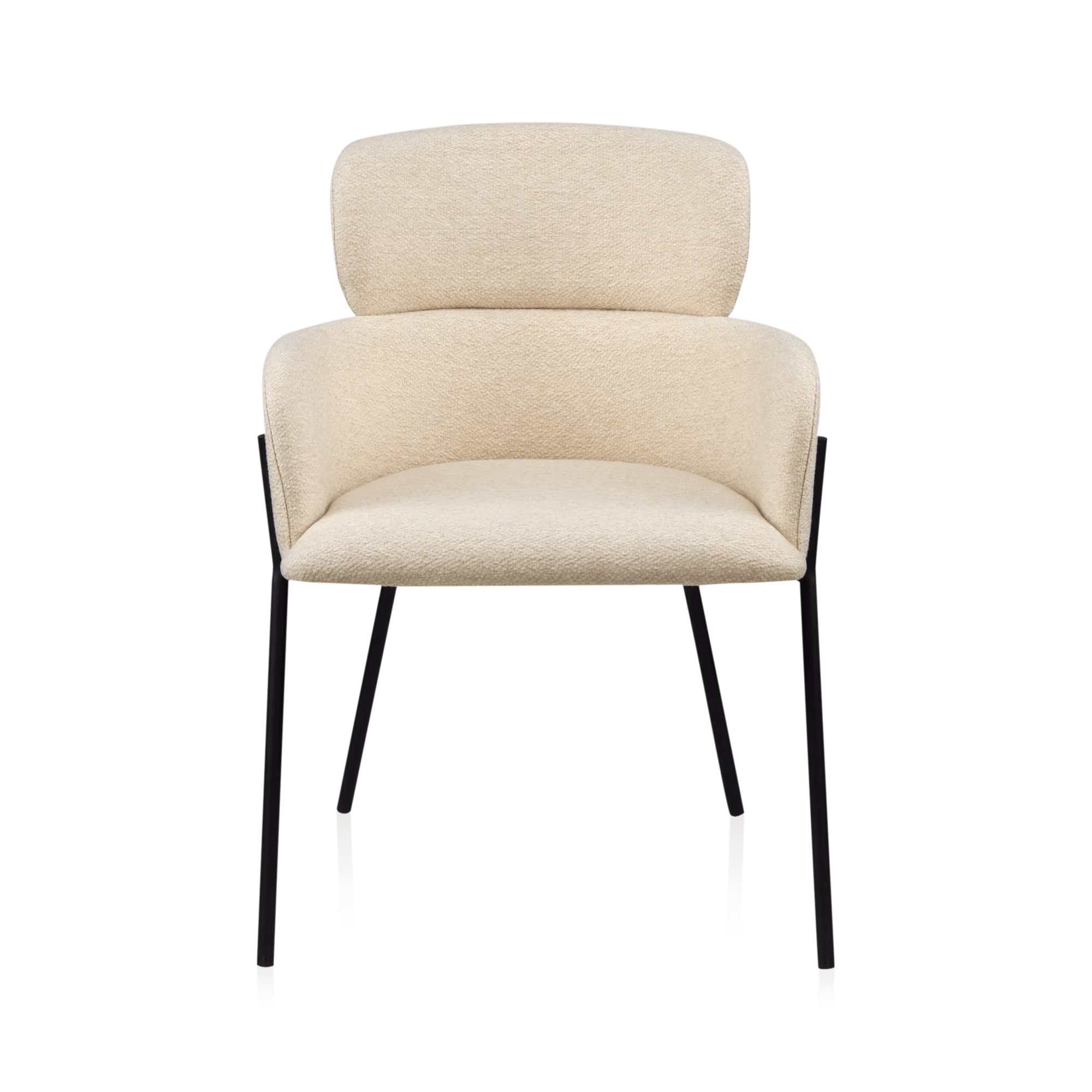 Fabric and Metal Dining Chair