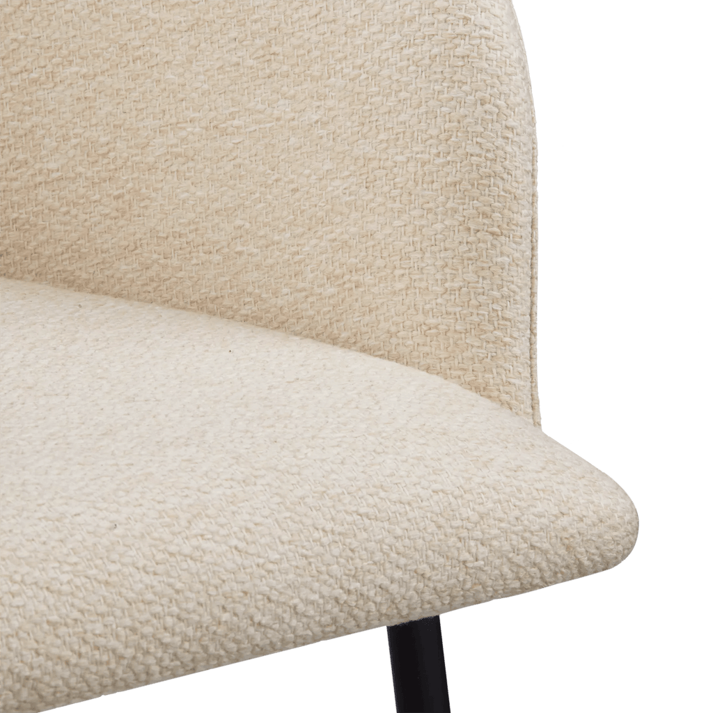 Fabric and Metal Dining Chair