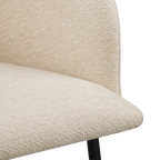 Fabric and Metal Dining Chair