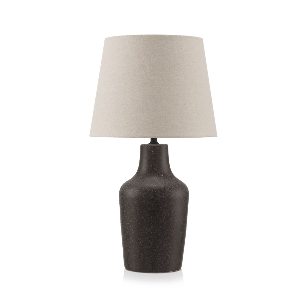 Ceramic and Linen Table Lamp