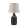 Ceramic and Linen Table Lamp