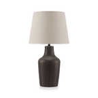 Ceramic and Linen Table Lamp