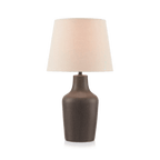 Ceramic and Linen Table Lamp