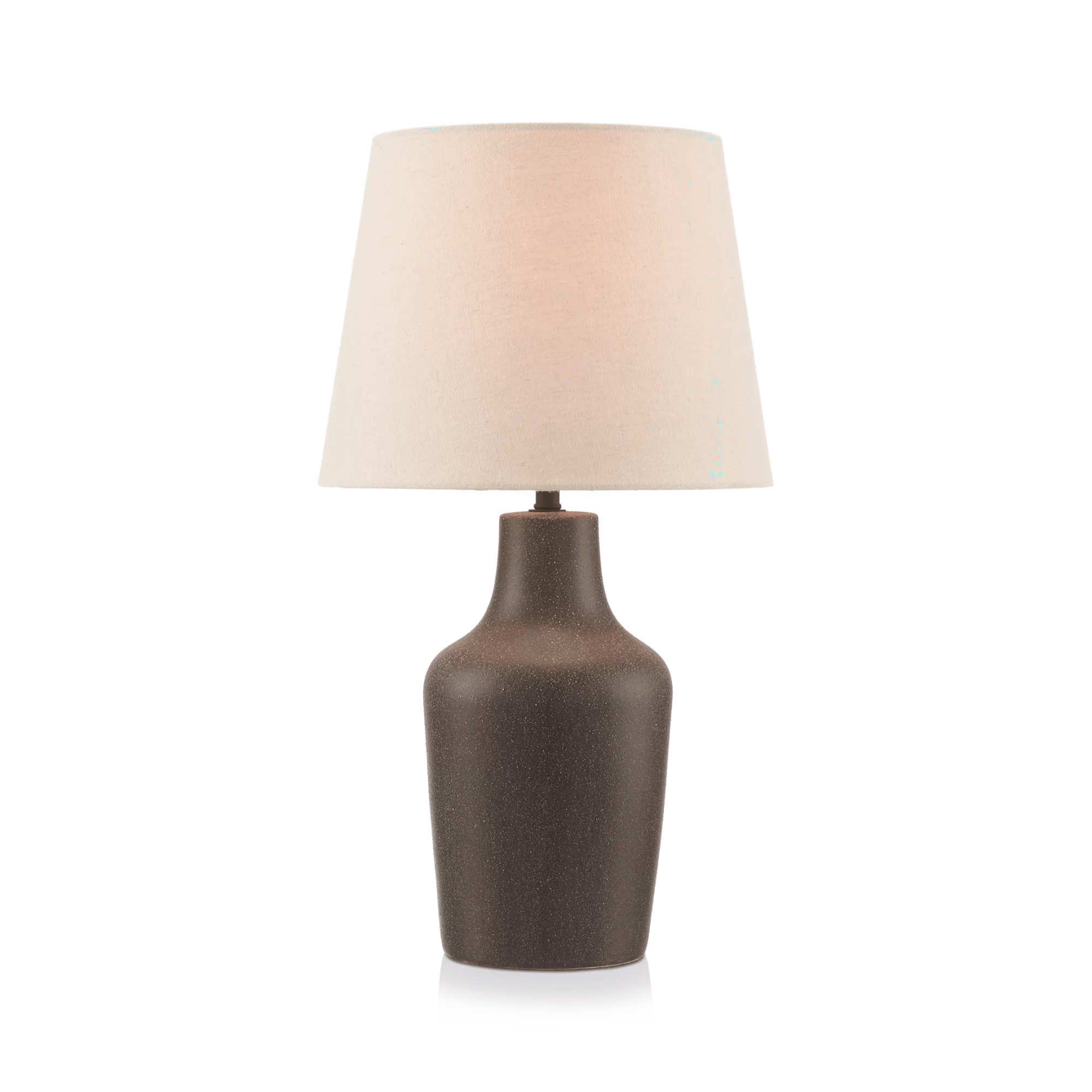 Ceramic and Linen Table Lamp