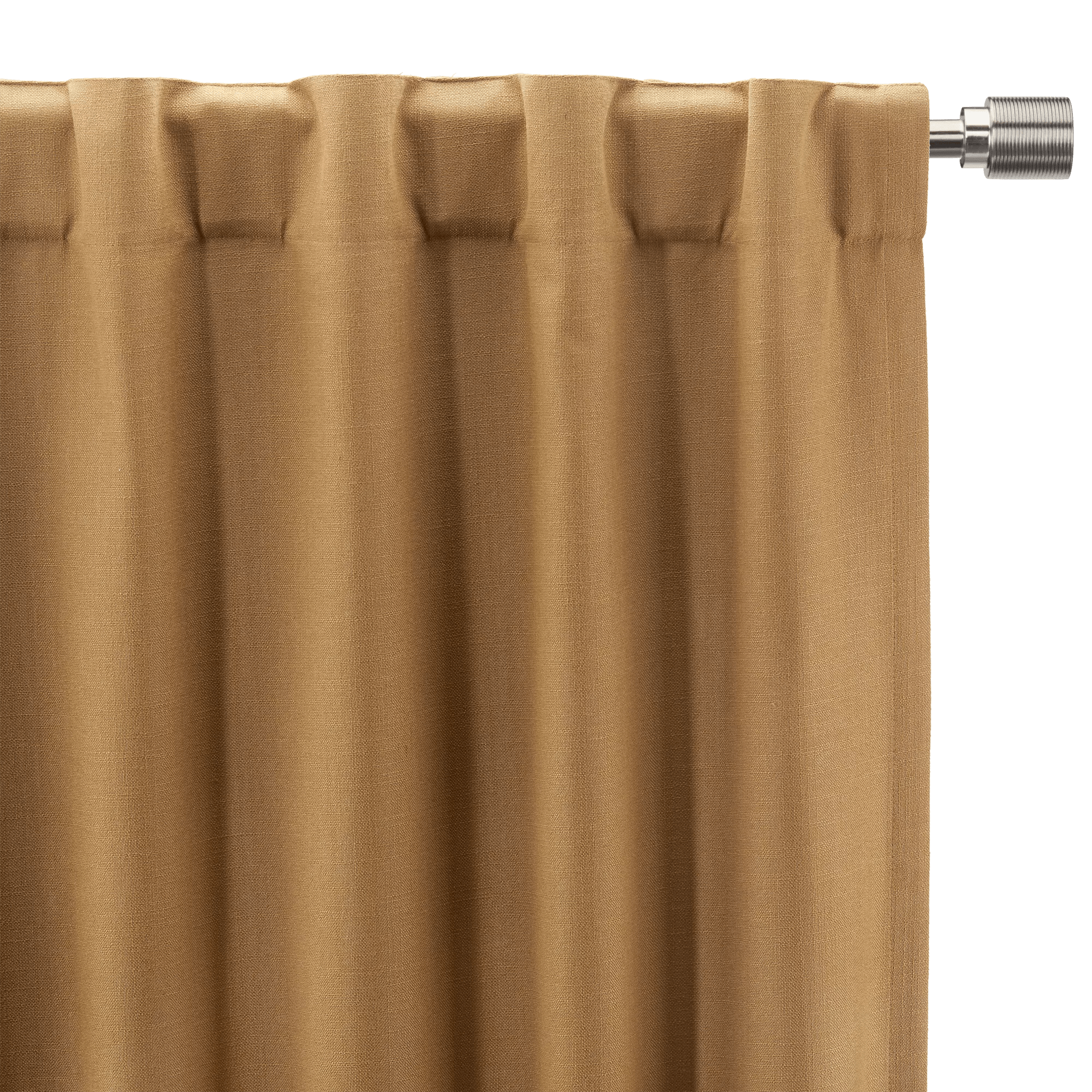 Ochre Taha Rod Pocket Back Tab Blackout Curtain