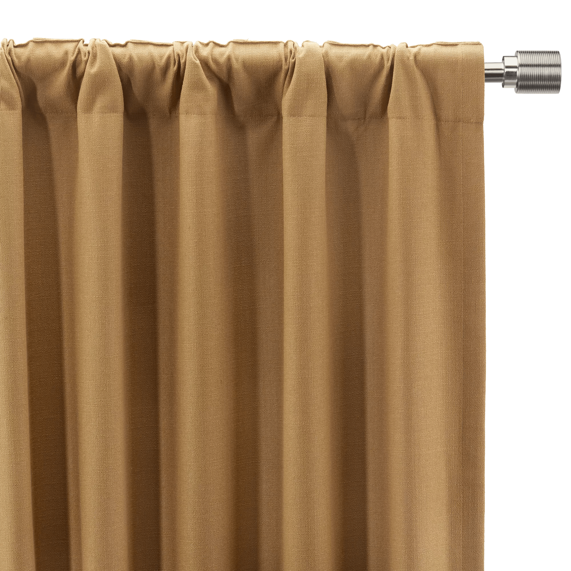 Ochre Taha Rod Pocket Back Tab Blackout Curtain