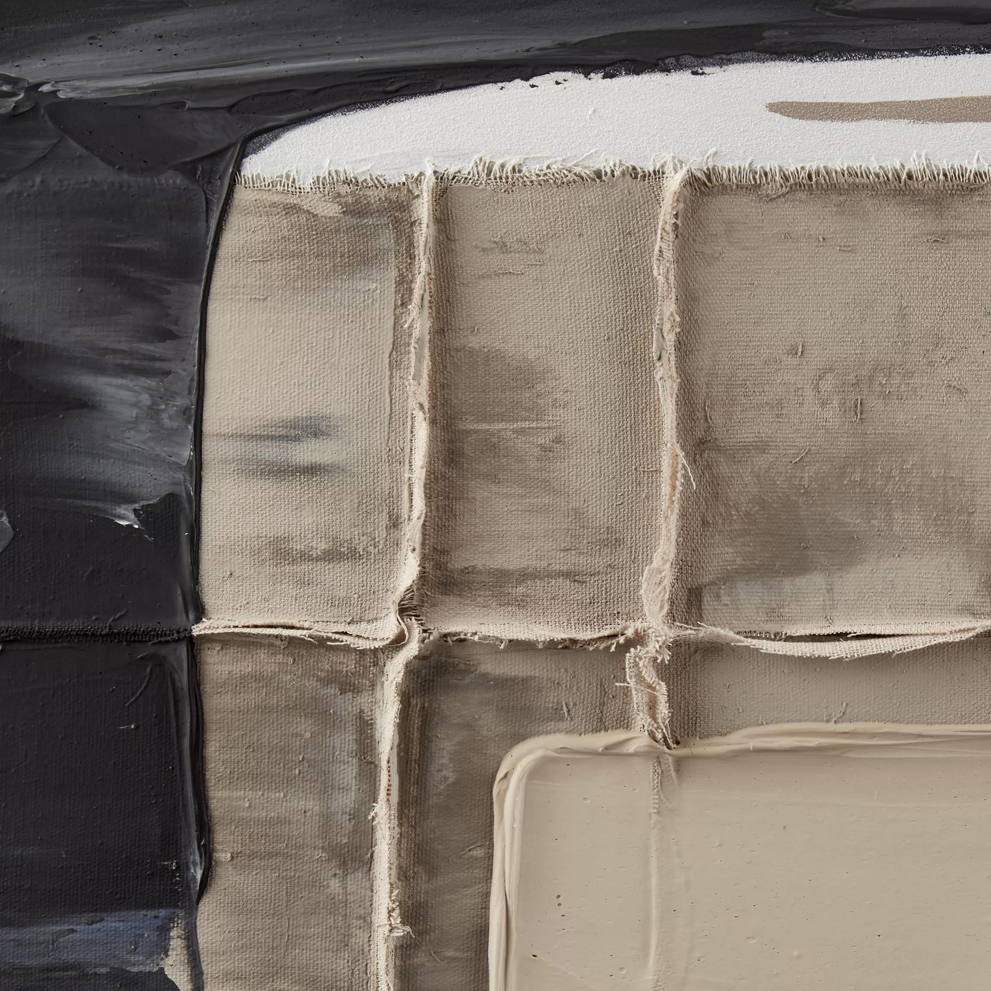 Modern Abstract Oil Painted Canvas