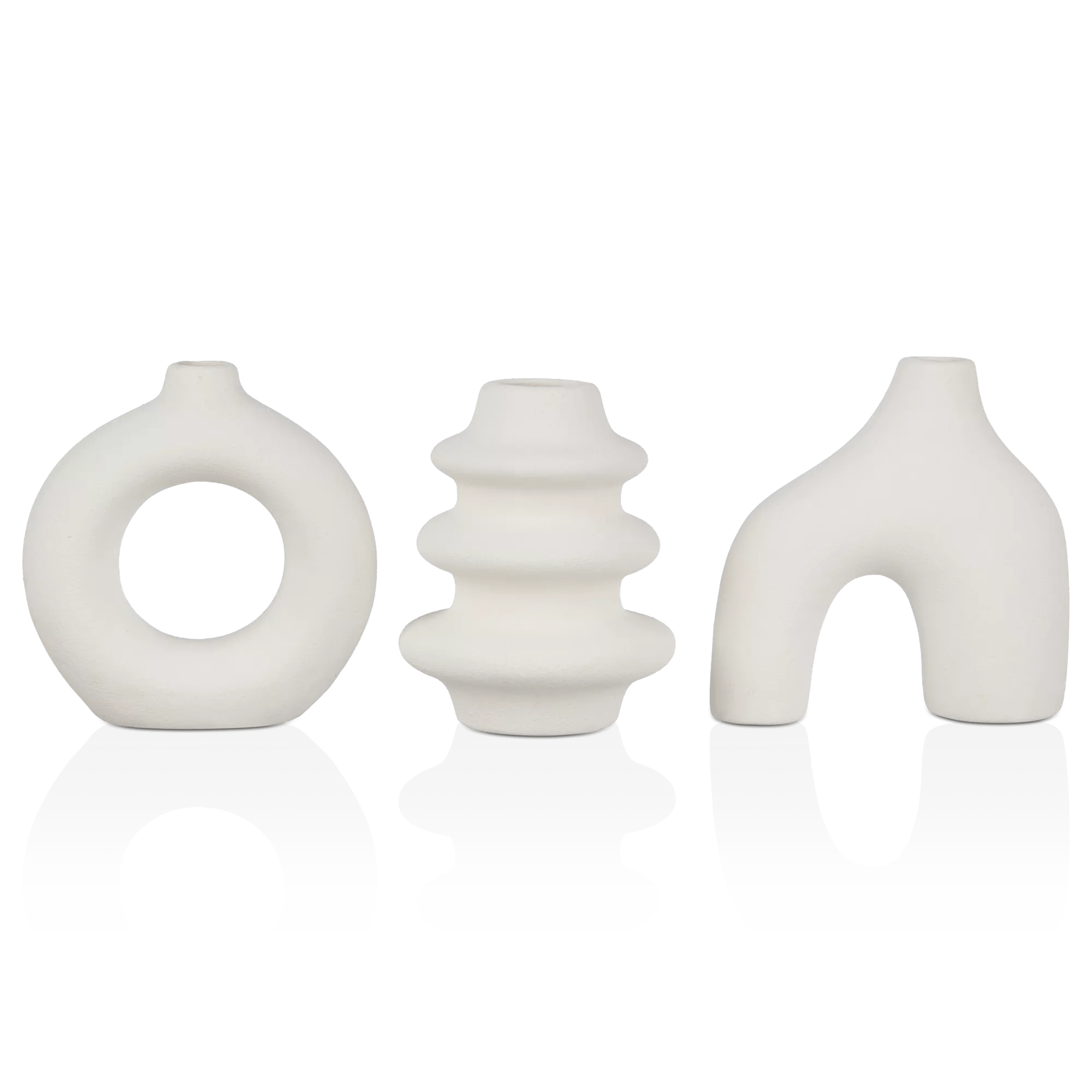 Set of 3 Decorative Table Vases