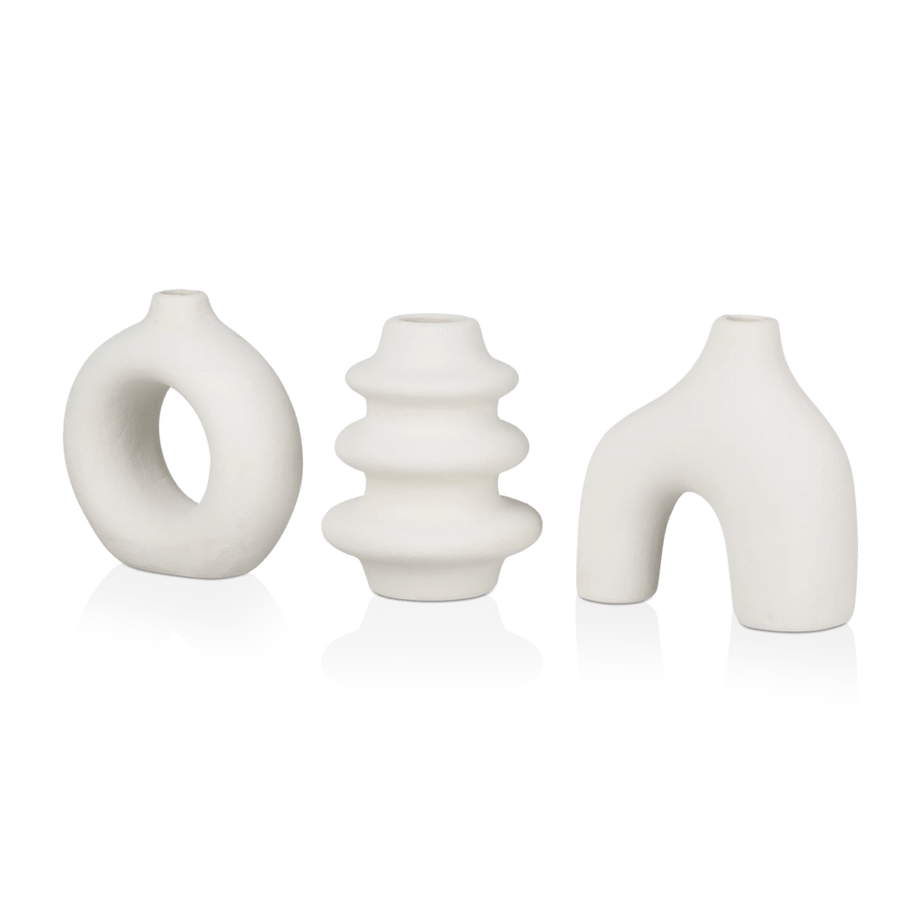 Set of 3 Decorative Table Vases