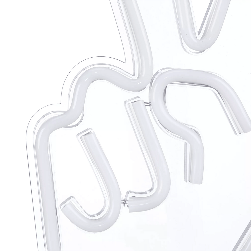 Peace Sign Neon Light Wall Decor