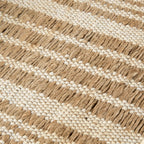 Striped Natural Table Runner