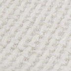 Off White Basic Chenille Knit Throw