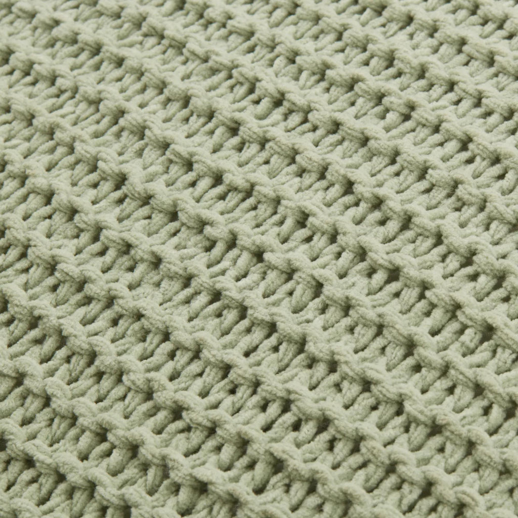 Sage Erna Decorative Pillow with Tassels