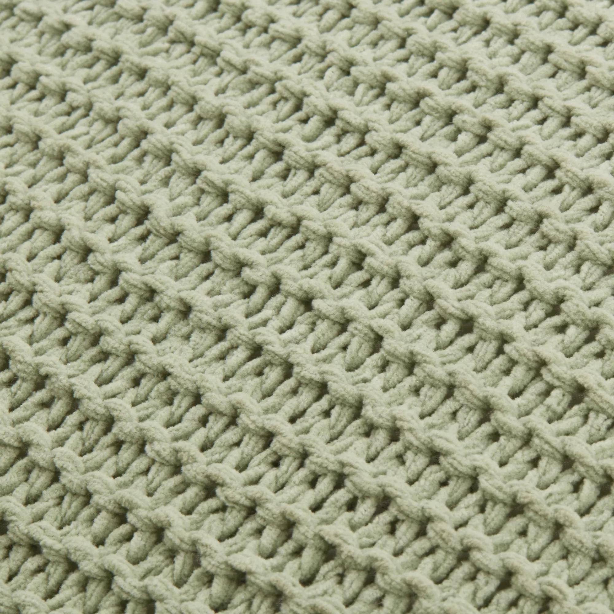 Sage Erna Decorative Pillow with Tassels