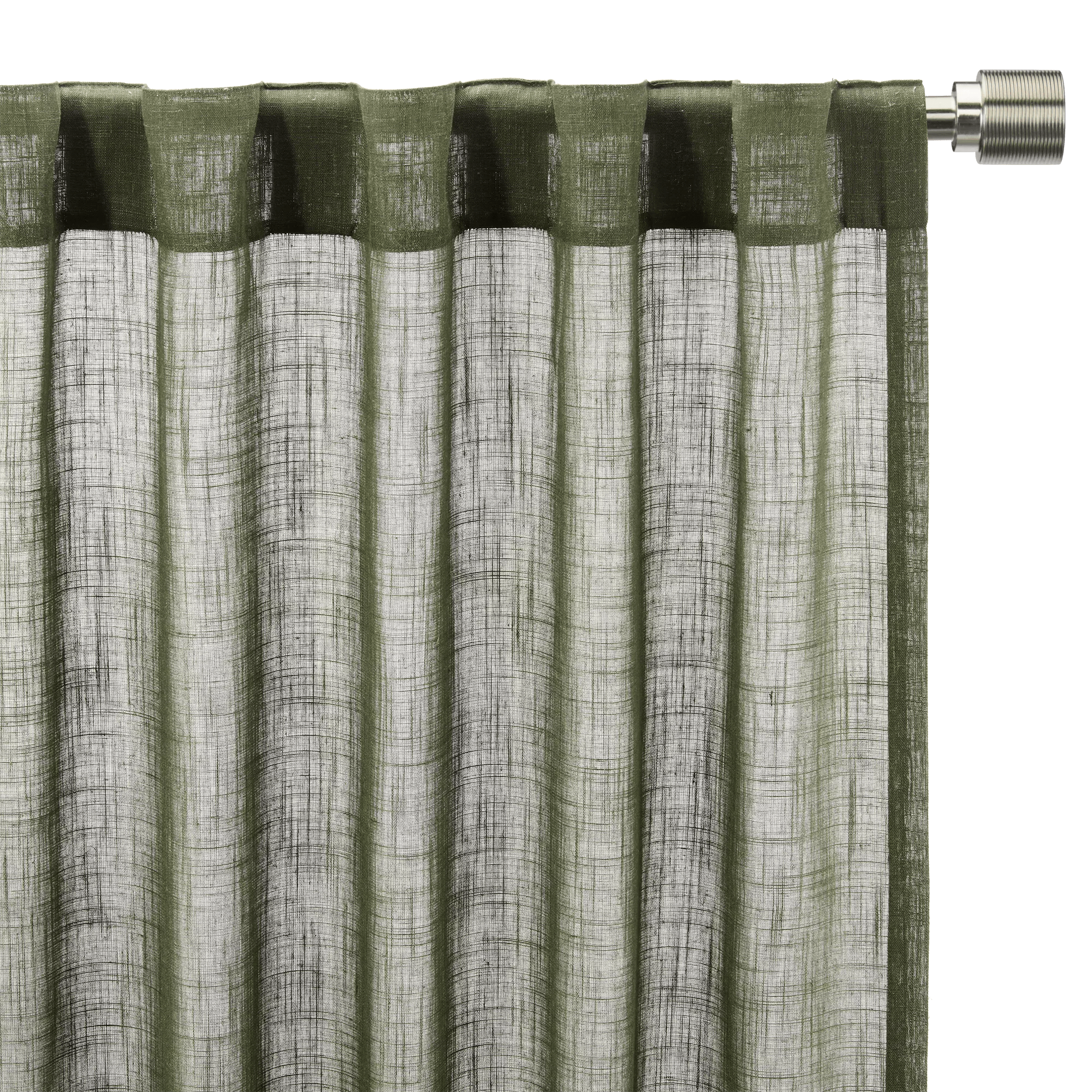 Taza Back-Tab/Rod-Pocket Curtain