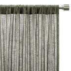 Taza Back-Tab/Rod-Pocket Curtain