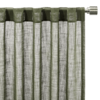 Taza Back-Tab/Rod-Pocket Curtain