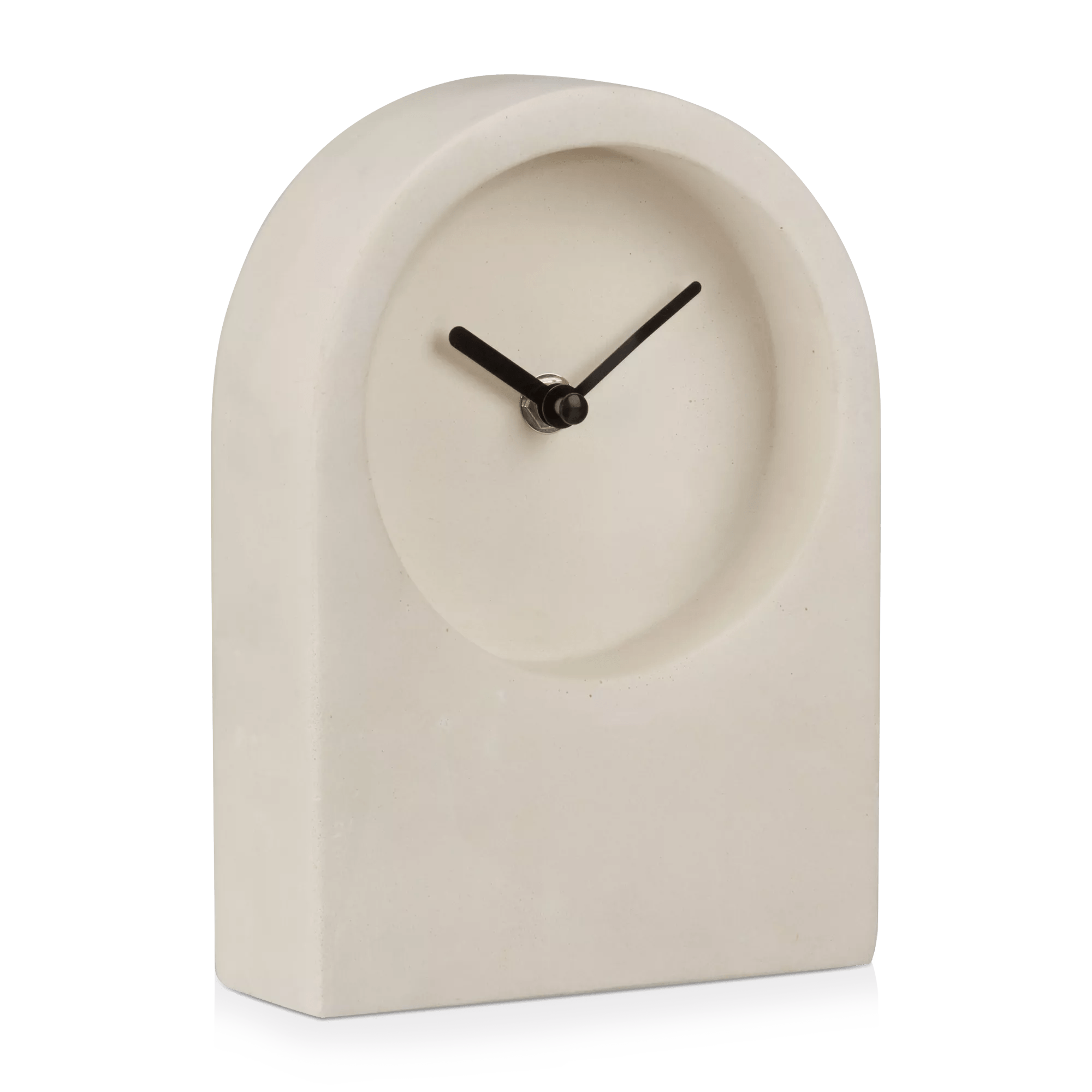 Cement Table Clock