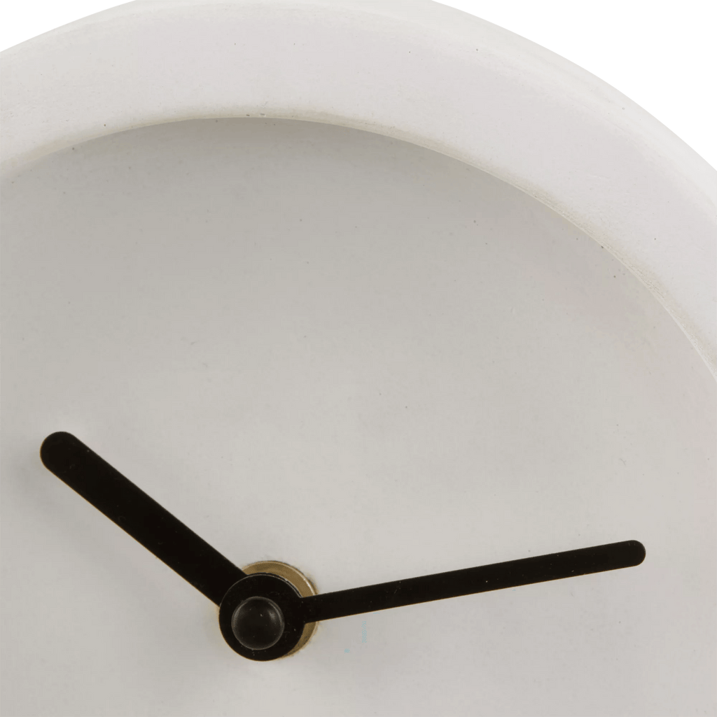 Cement Table Clock