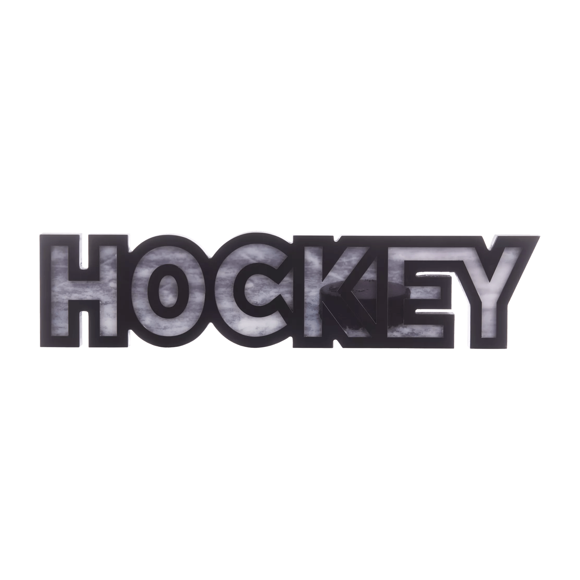 Decorative Light-Up Hockey Sign