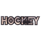 Decorative Light-Up Hockey Sign