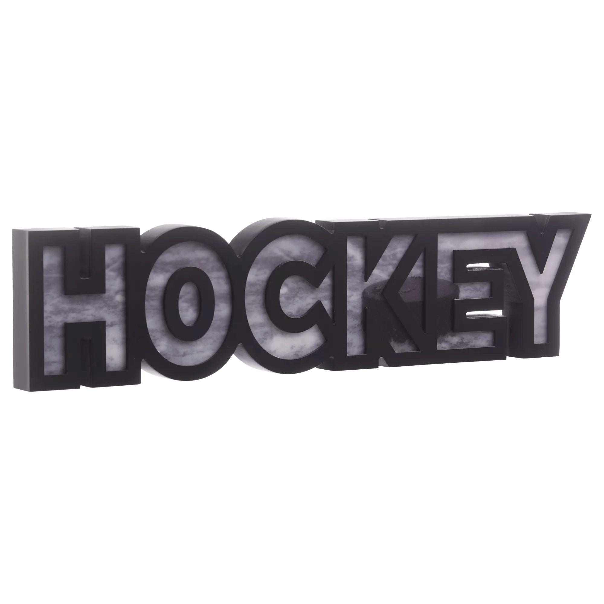 Decorative Light-Up Hockey Sign