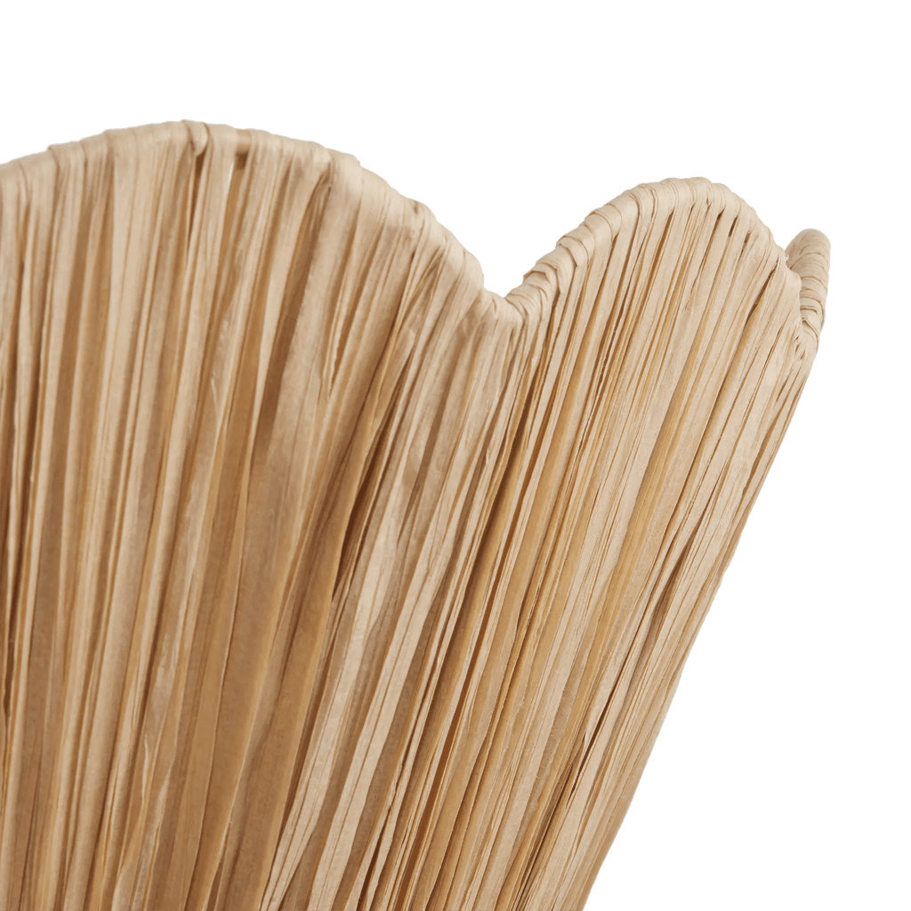Raffia Scalloped Ceiling Lamp