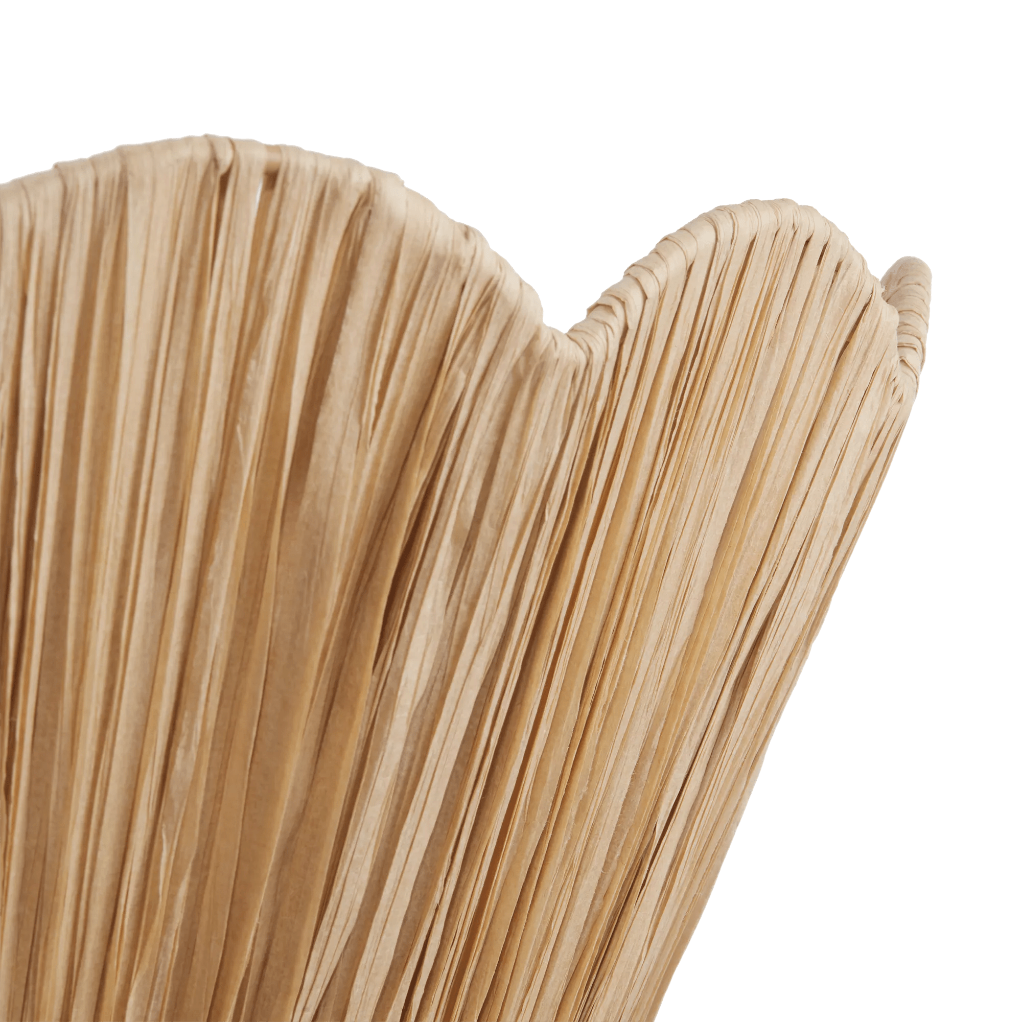 Raffia Scalloped Ceiling Lamp