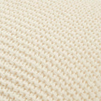 White Erna Decorative Pillow with Tassels