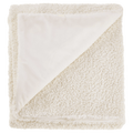 White Kyra Plush Throw