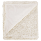 White Kyra Plush Throw