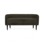 Fabric and Metal Bench