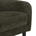 Fabric and Metal Bench