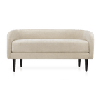 Fabric and Metal Bench