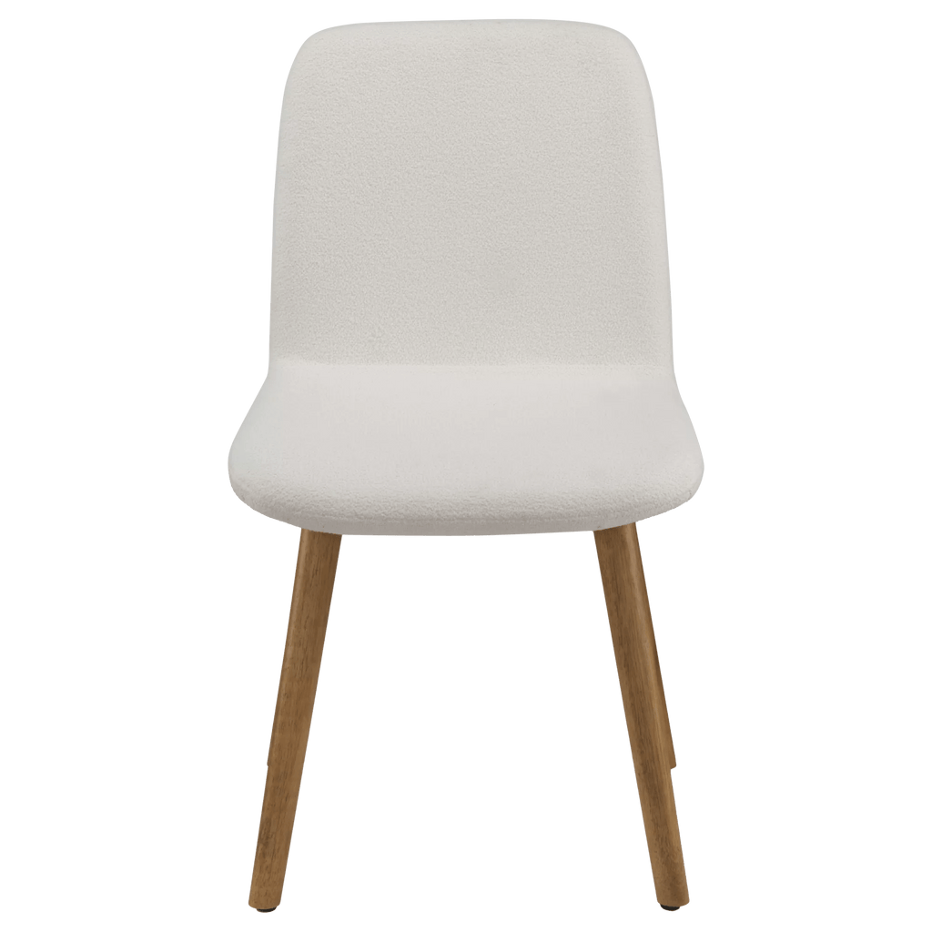 Fabric and Wood Dining Chair