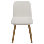 Fabric and Wood Dining Chair