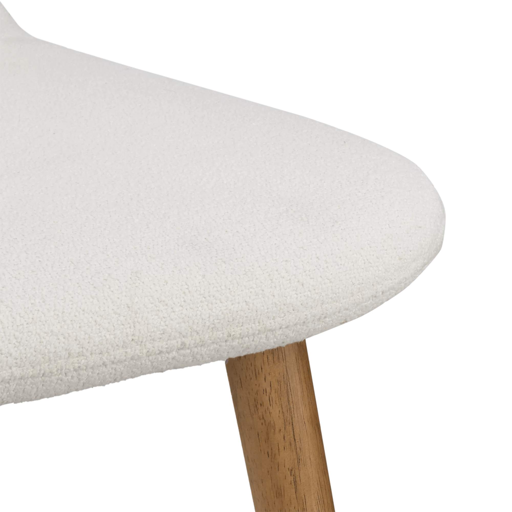 Fabric and Wood Dining Chair