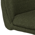 Khaki Fabric and Metal Adjustable Bar Stool