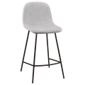Fabric and Metal Bar Stool